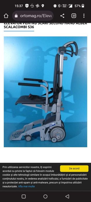 scaun/elevator pt. urcat si coborat scarile cu garantie