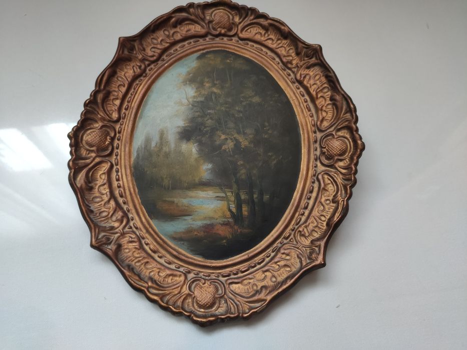 Tablou vechi peisaj vechi colectie