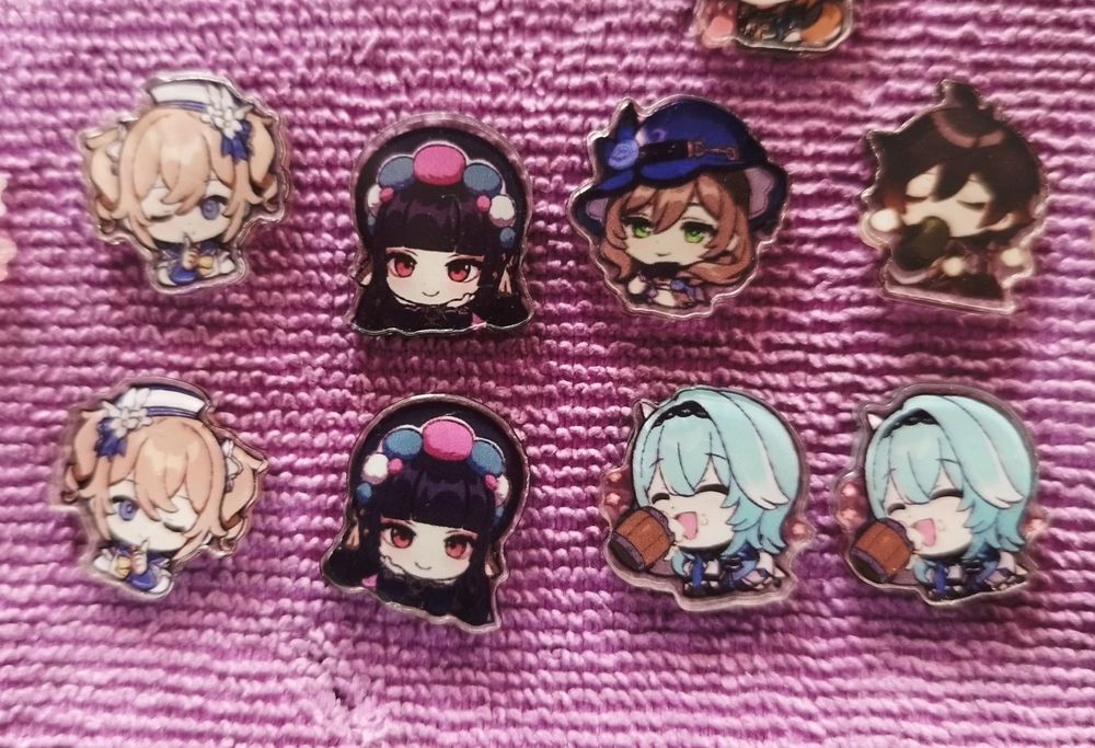 Genshin impact епоксидни мини фигурки