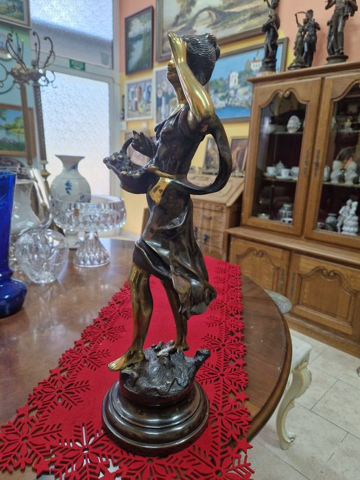 Уникална антикварна френска фигура статуетка пластика