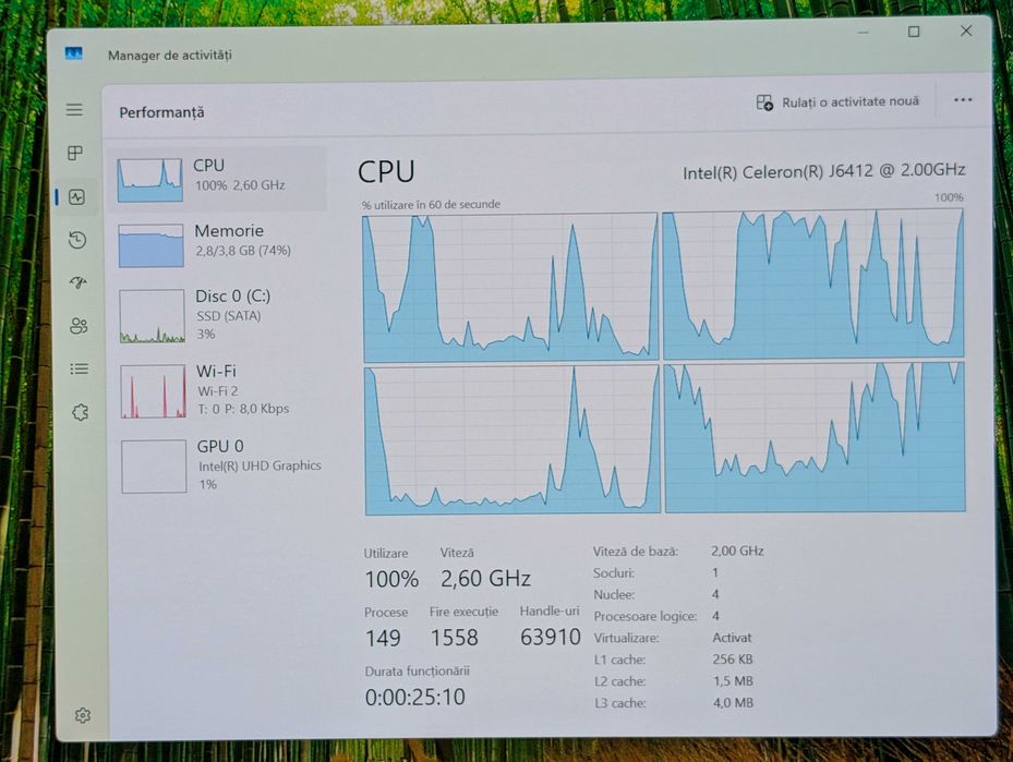 Mini pc Giada DK310, cpu Intel Celeron J6412