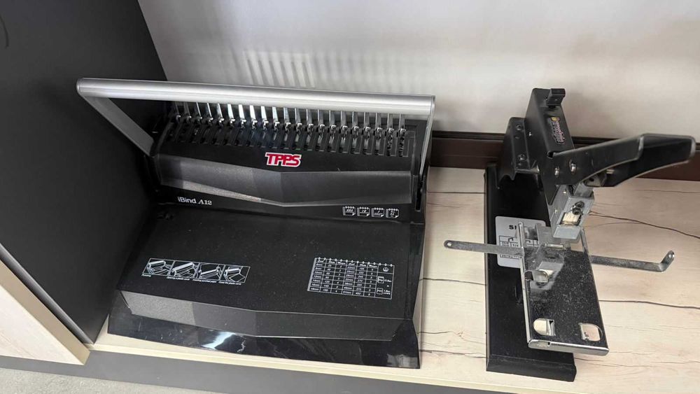 брошюратор, ламинатор A3, люверсный пресс