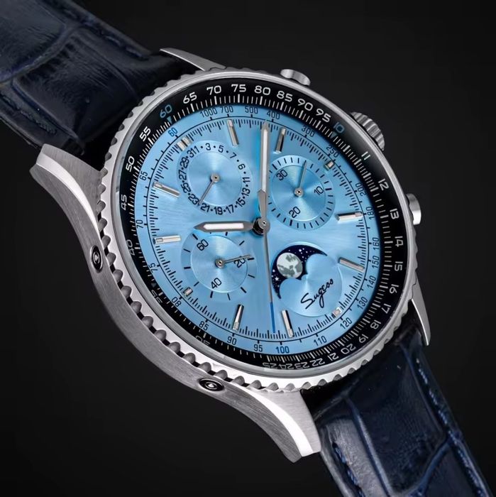 Ceas SUGESS moonphase chronograph  mecanic