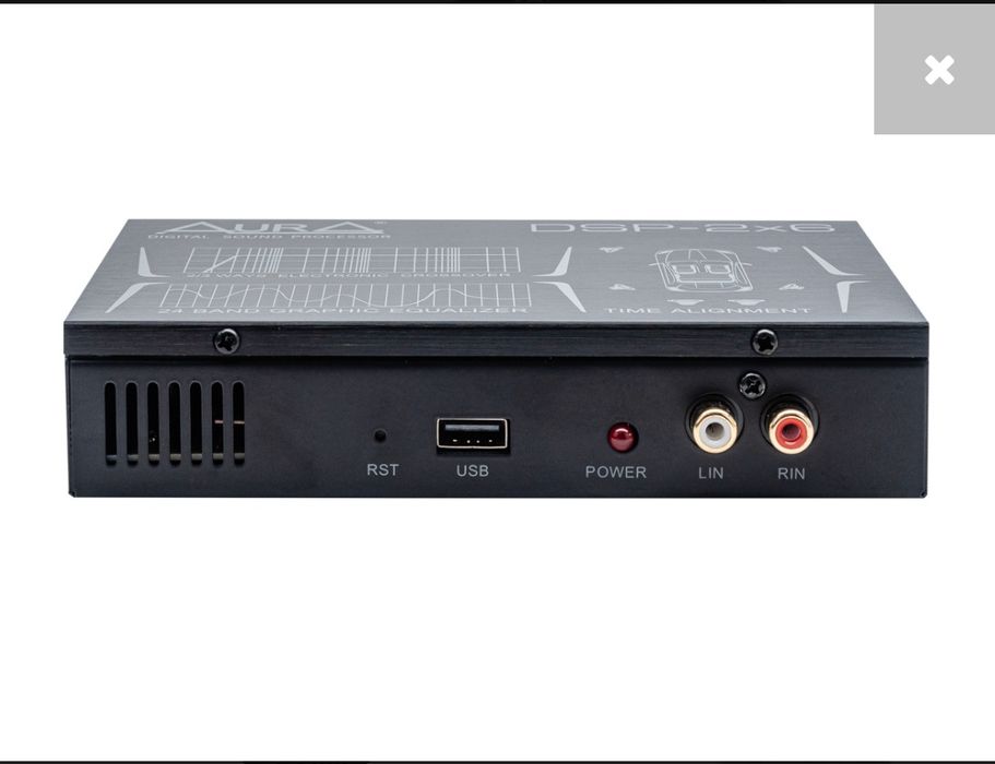 Автомобильный процессор Aura dsp 2x6