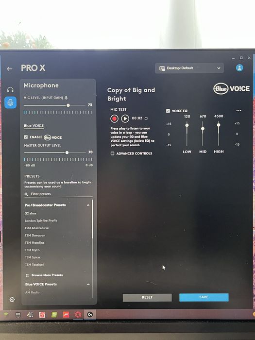 Casti Headset Logitech G Pro X cu microfon