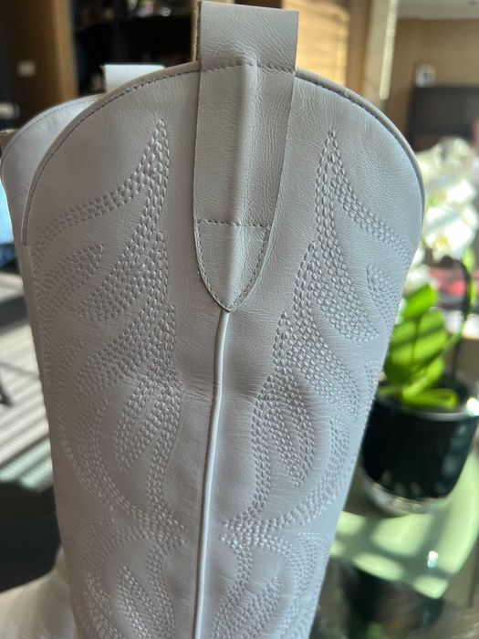 PINKO White Boots 100% leader