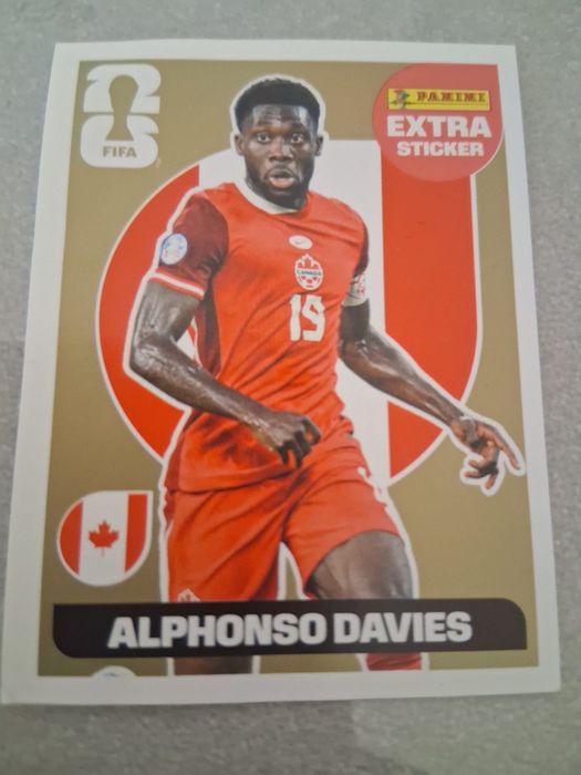 Panini FIFA WC 26 extra sticker Alphonso Davies