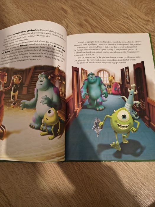 Carte...carte Universitatea Monștrilor editura egmont colecția filmelor Disney