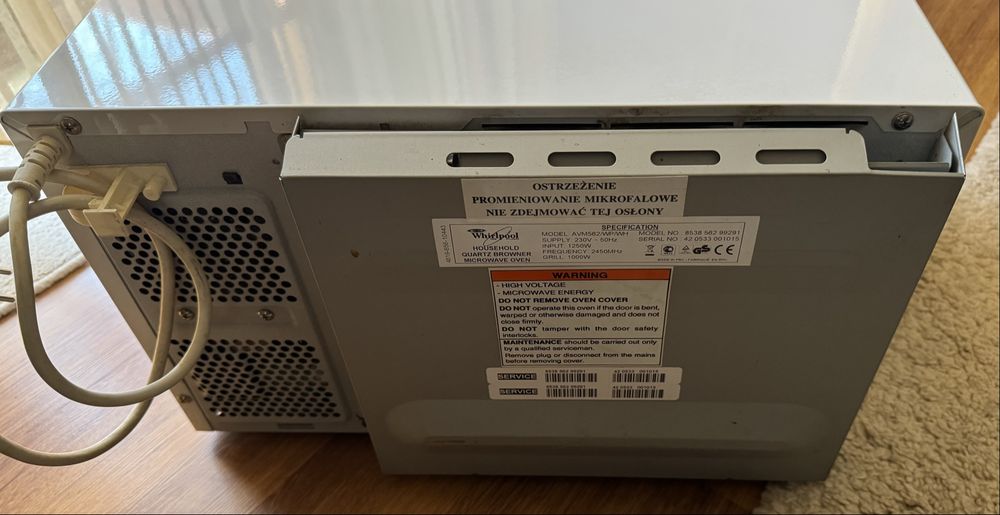 Cuptor cu microunde Whirlpool AVM 562 WP WH – alb, control digital, perfect funcțional