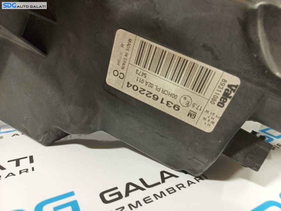 Far Dreapta cu Lupa EUROPA FARA Xenon Opel Tigra B 2003 - 2009 Cod 93162204 [L1860]
