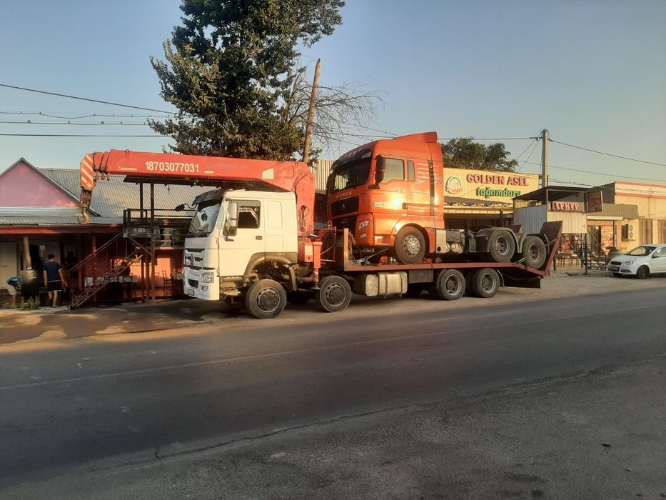 Услуги грузового эвакуатора трала