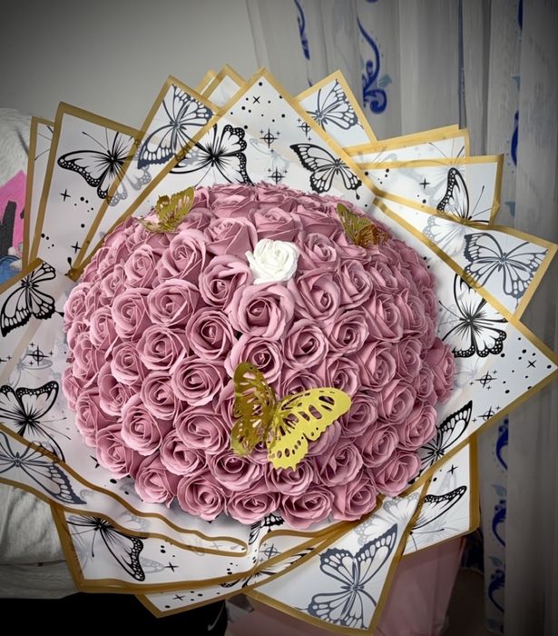 Buchete de flori din săpun