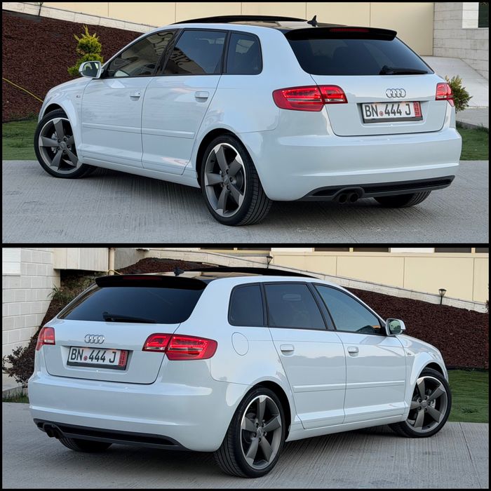 Audi A3 1.4 Tfsi Euro 5 S line Alb Perlat Panoramic