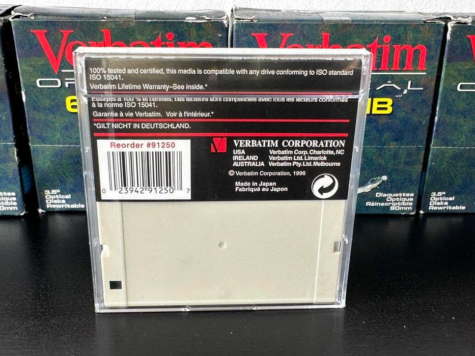 Флопи Диск Verbatim Optical 640MB 3.5” MO Дискета