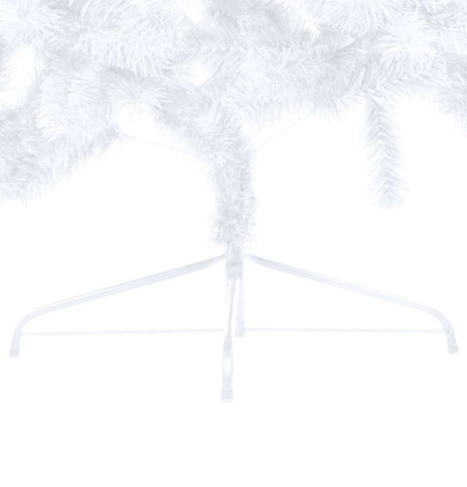 Изкуствена коледна елха - бяла -120см