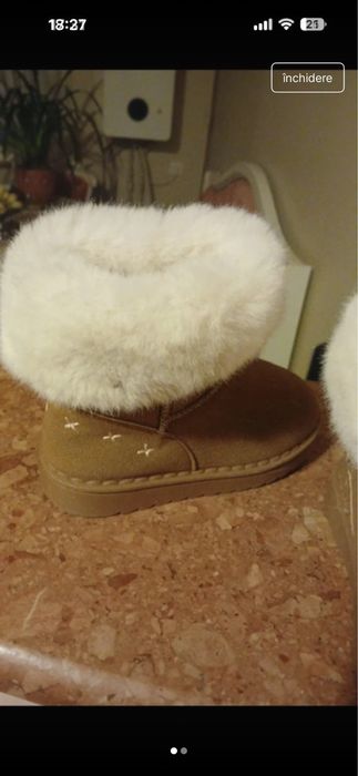 Ugg îmblanite pt copii marimea 27
