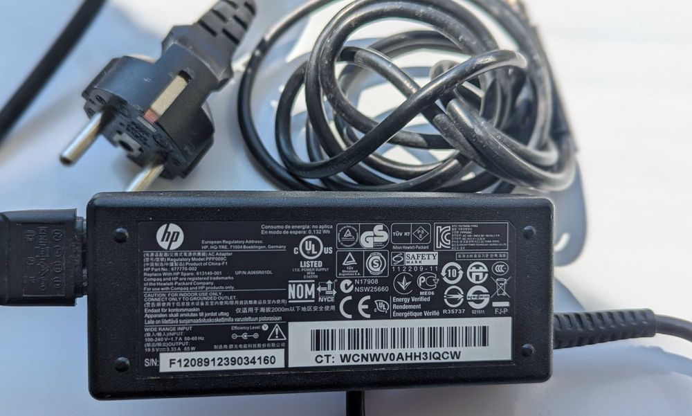 Incarcator Laptop HP model PP009C 19.5V si 65W