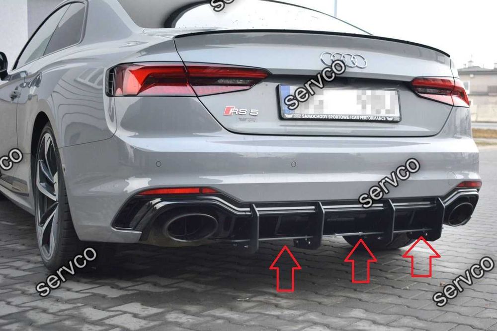 Pachet Body kit tuning Audi A5 RS5 Mk2 F5 Coupe 2017-2019 v7 - Maxton