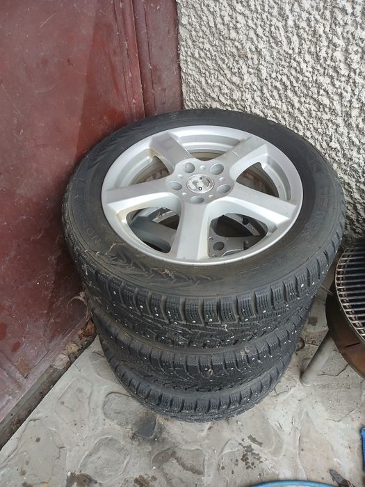 Roti aliaj pe16 cauciucuri nokian de iarna cu tinte