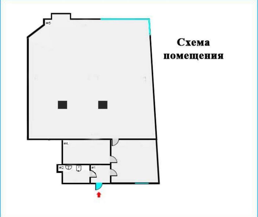 Сдается помещение вдоль дороги м Хамида Алимджана