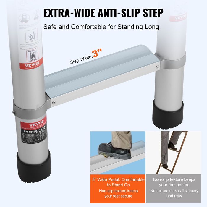 Scara Telescopica Aluminiu 5m Pliabila Capacitate 190kg