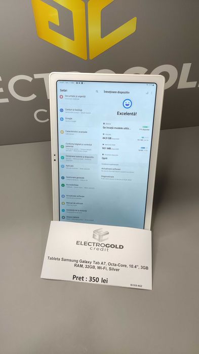 Tableta Samsung Tab A7 Octa-Core/3GB RAM/32GB/10.4''/WI-FI ID553-AG2