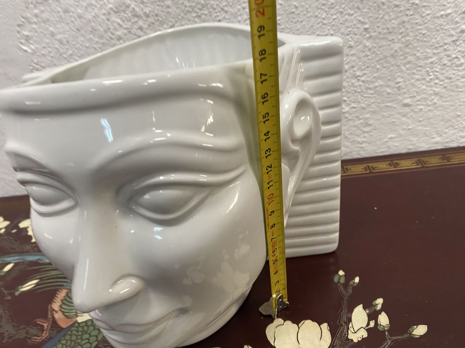 Италианска порцеланова капшпа във формата на глава