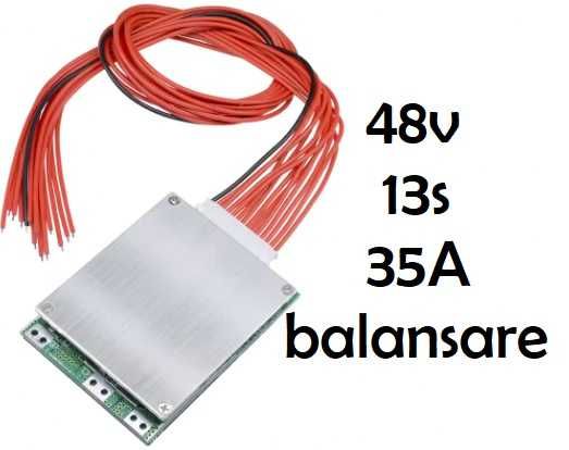 BMS 48v 54.6v 13s  35A trotineta bicicleta electrica balansare pasiva