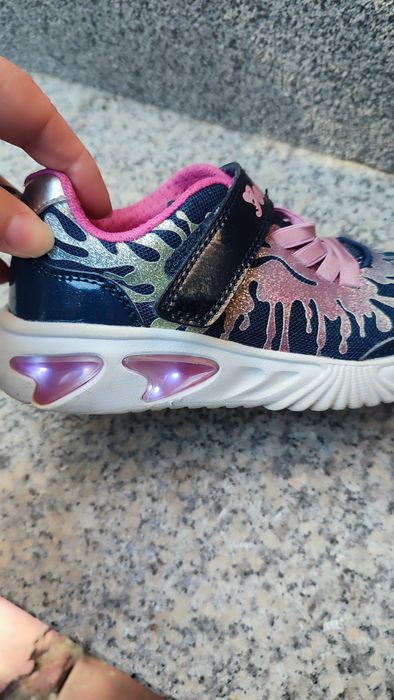 Adidași fete 30-19 cm și sandale geox 31