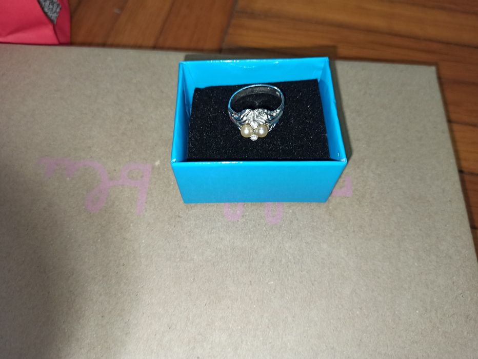 Inele de argint și argint suflat cu aur.