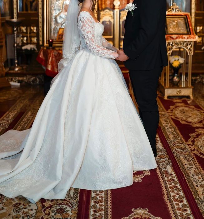 Rochie de mireasă tip prințesă