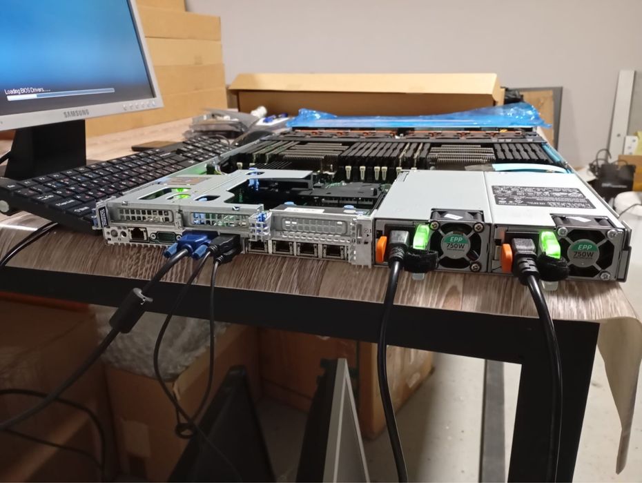 Сервер intel xeon Gold (U1, Dell R640)