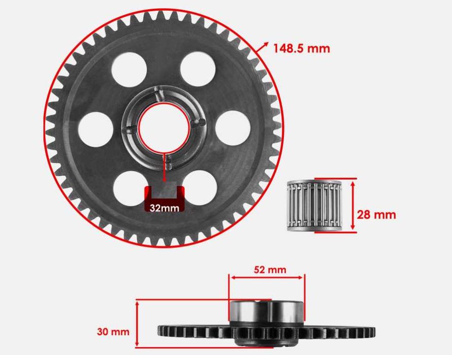 НОВ наличен бендикс за 2001-2003 Ямаха Раптор 660 YAMAHA RAPTOR 660