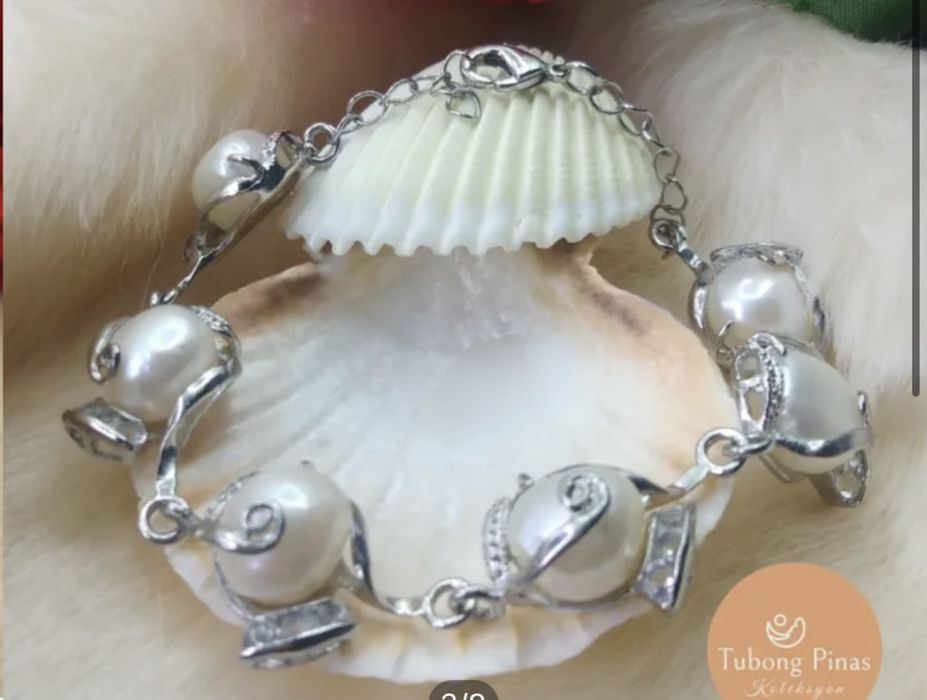 Ръчноизработена брошка & Лот нови бижута с перли, камъни и мъниста