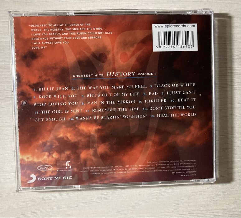 michael jackson greatest hits(CD)