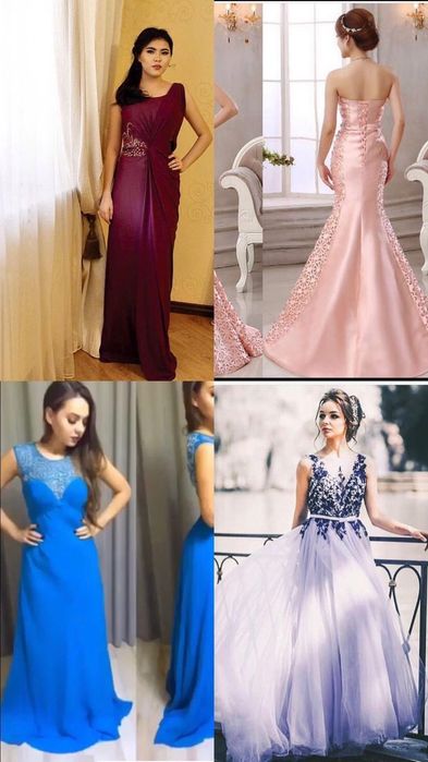 Распродажа  вечерних  платьев