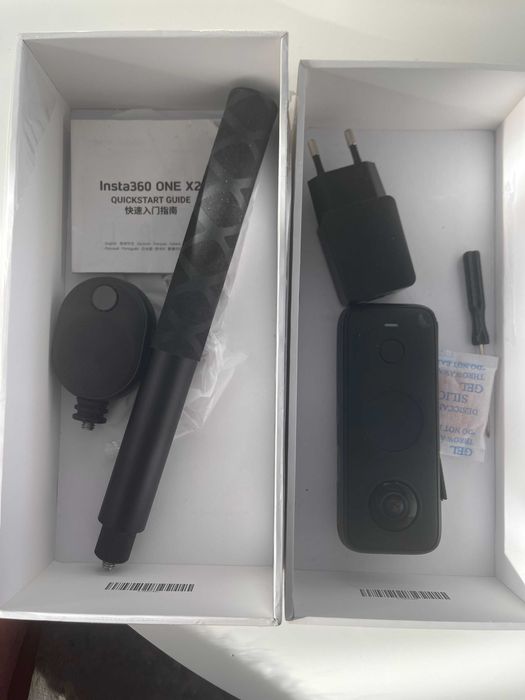 Insta360 OneX2 Cameră sport5K Captură 360° cu Ecran Tactil 1.33",Wi-Fi