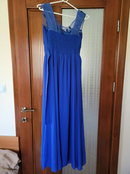 Vând rochie lunga, albastra