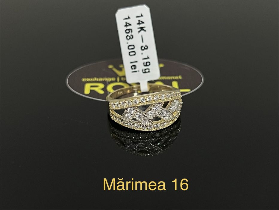 Bijuteria Royal CB : Inel dama aur 14k 3,19gr