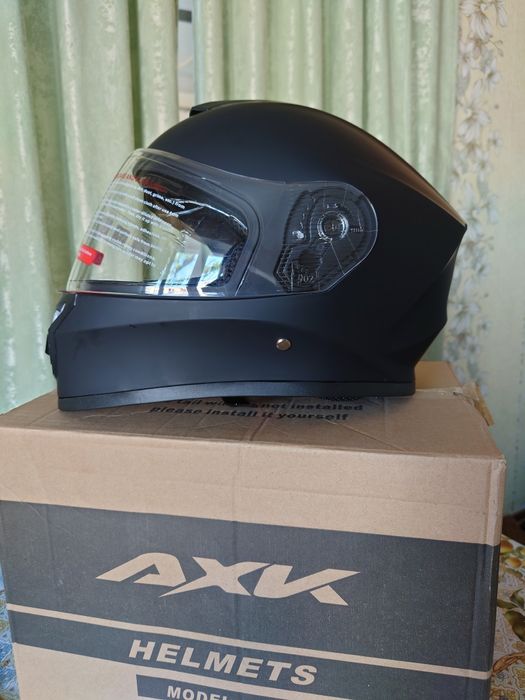 Шлем AXK HELMET черный матовый новый