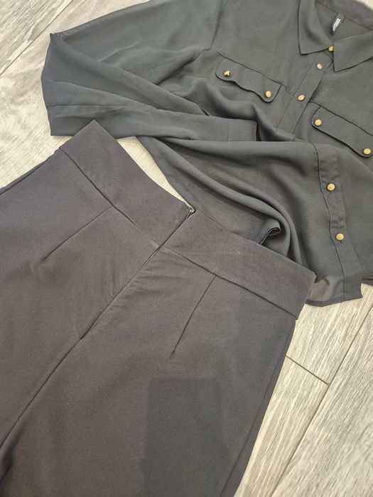 Дамски елегантен сет риза и панталон