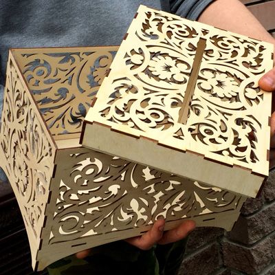 Лазерная вырезка разных материалов