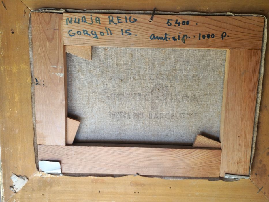 Картина - "Pines at Sunset" маслени бои върху платно