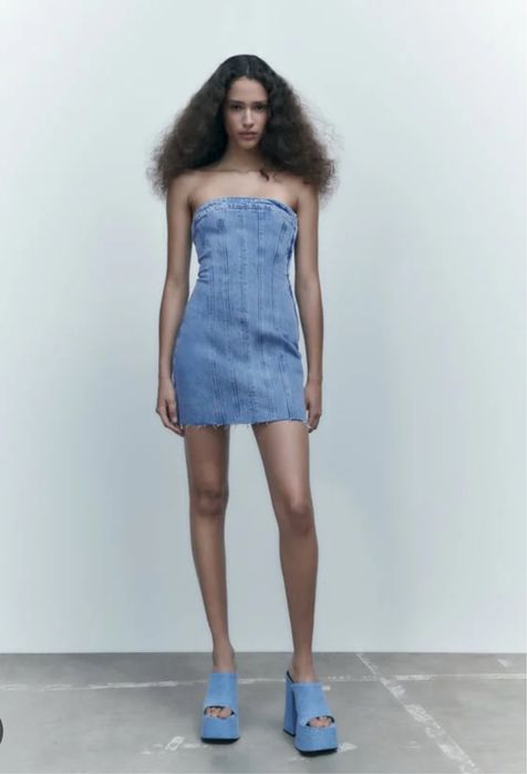 Рокля Zara Denim