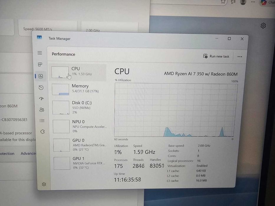 Gigabyte AERO X16 -> Nou