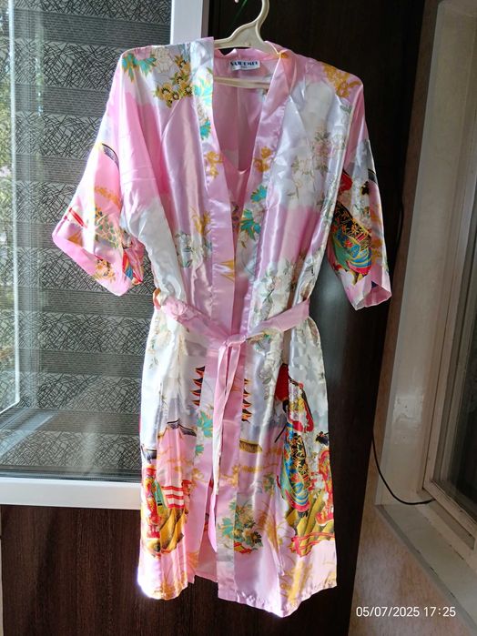 Халат-двойка китайский шелковый (разм.48)