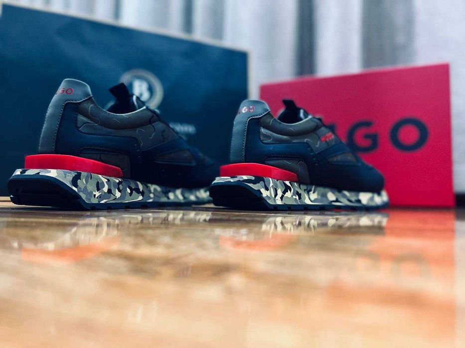 HUGO мужские кроссовки с камуфляжном принтом РАЗМЕР 44,45