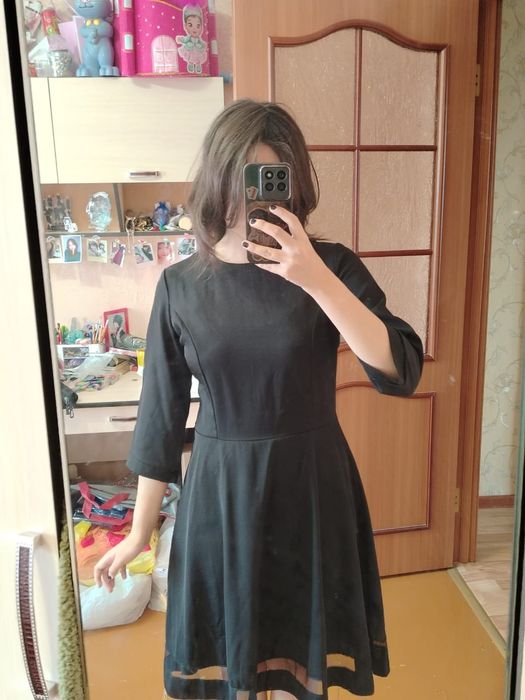 Чёрное платье(школьное)