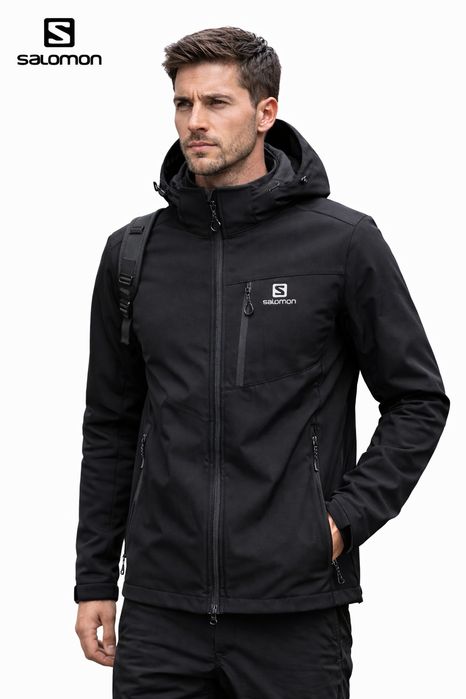 Salomon (Франция) мембранная мужская куртка SoftShell непромокаемая