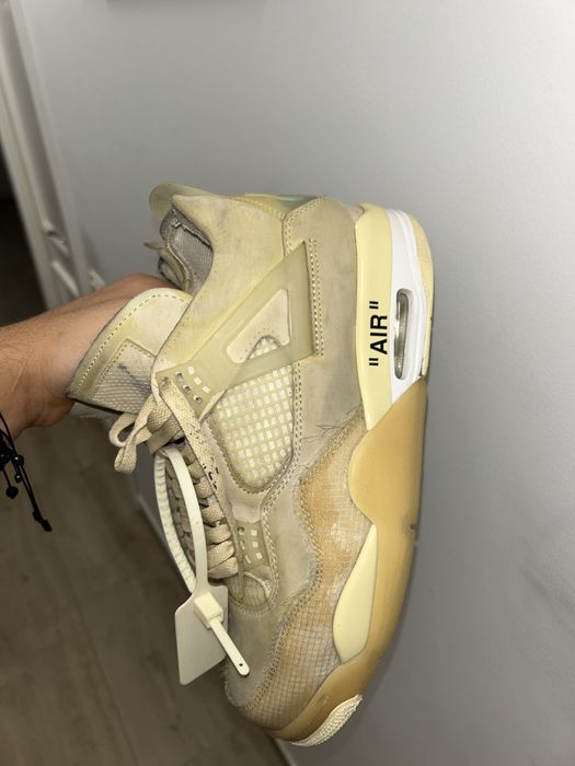 Jordan 4 Retro Off-White Sail